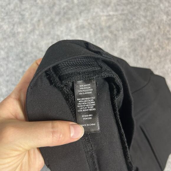 Betabrand Womens Pants Small Black Straight Trousers Pull On Career Stretch Yoga - Picture 12 of 12